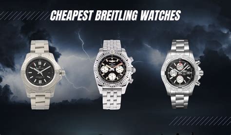 cheapest breitling watches